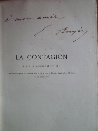 null Émile AUGIER. Les Effrontés (Paris, Michel Lévy, 1861) ; Le Fils de Giboyer...