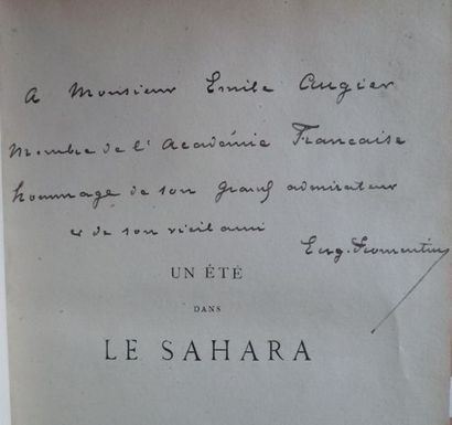null Eugène FROMENTIN. Un été dans le Sahara (Paris, Alphonse Lemerre, 1874) ; Les...