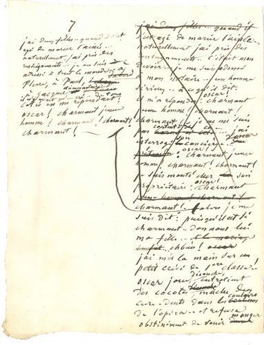 null Eugène LABICHE. Manuscrit autographe, Le Choix d’un gendre, [1869] ; 61 pages...
