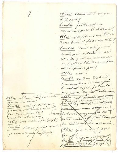 null Eugène LABICHE. Manuscrit autographe, Brûlons Voltaire !, [1874] ; 90 pages...