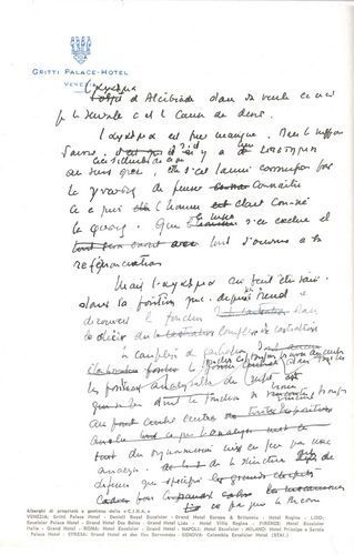 null Jacques LACAN (1901-1981) psychiatre et psychanalyste. Manuscrit autographe,...