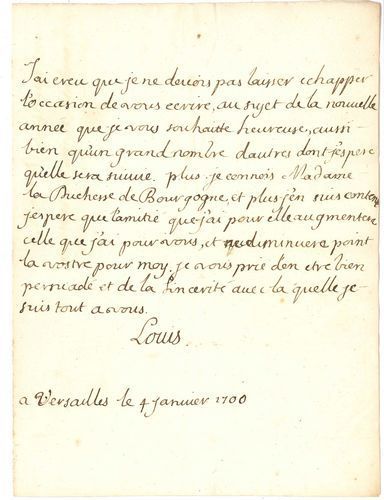 null Louis de France, duc de BOURGOGNE (1682-1712) Dauphin de France, petit-fils...