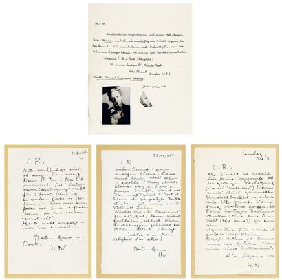 HENRIK NEUGEBOREN dit Henri Nouveau (1901-1959) [CORRESPONDANCE] Ensemble de lettres...