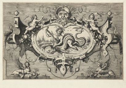 Jacob Floris (XVIe s.) (d’après) Divers ornements grotesques. Gravé par J. ou L....