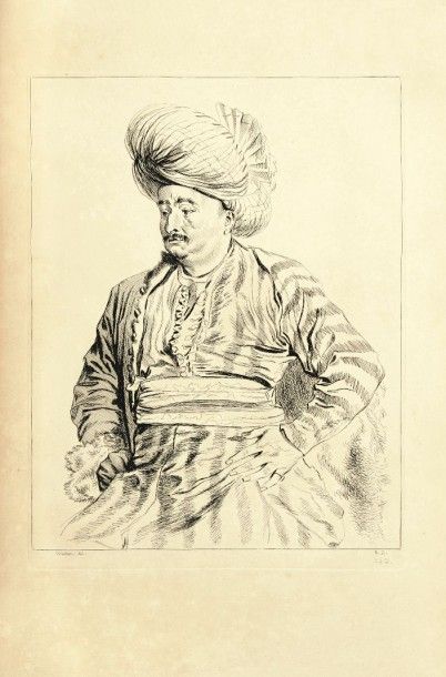 Antoine Watteau (1684-1721) (d’après) Figures / de différents caractères / de Paysages...