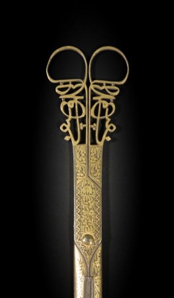 null Trois paires de ciseaux de calligraphe, Turquie ottomane et Iran, XIXe siècle
En...