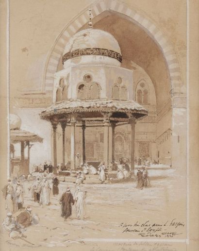 null Georges Bertin dit SCOTT (1873-1942)
Egypte, Mosquée du Sultan Hassan, Le Caire,...