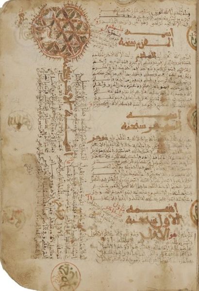 null Manuscrit composite religieux, Maghreb, une partie datée 1556 
Manuscrit composite...
