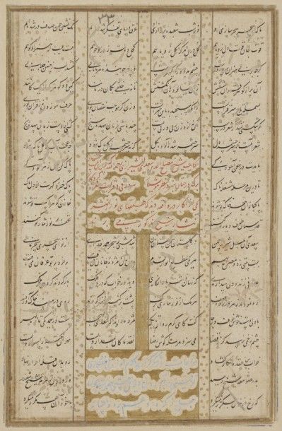 null Grand manuscrit poétique, Tohfat al-Ahrâr / Le Présent des Hommes Libres de...