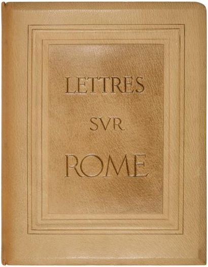 null CHATEAUBRIAND (François René) - DECARIS (Albert).
Lettres sur Rome.
Paris :...