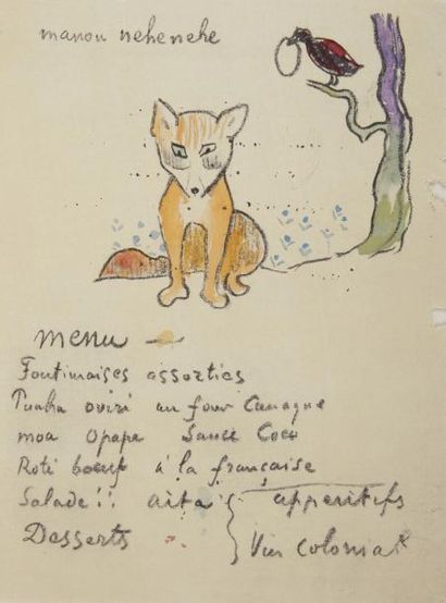 null GAUGUIN (Paul).
Onze menus de Paul Gauguin. Menus propos de Robert Rey.
Genève...