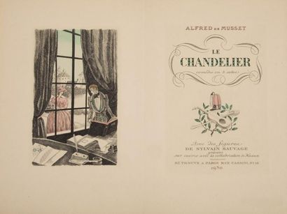 null MUSSET (Alfred de) - SAUVAGE (Sylvain).
Le Chandelier, comédie en 3 actes.
Paris...