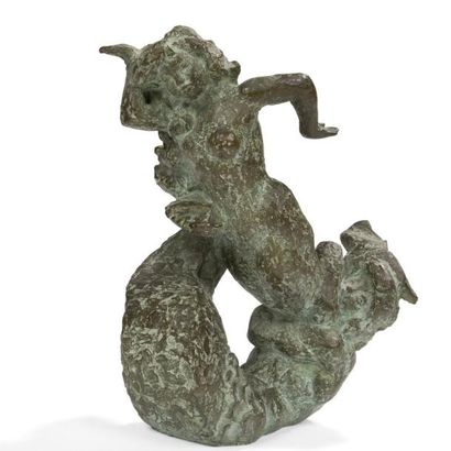 null Guy-Charles REVOL (1912-1991)
Sirène 
Sculpture. Épreuve en bronze à patine...