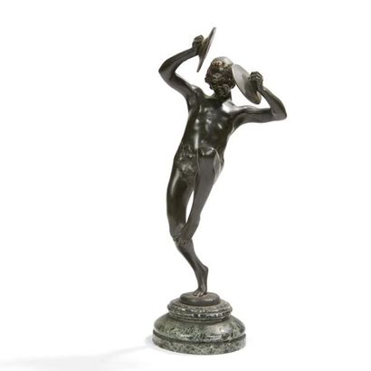 null Eugène Désiré PIRON (1875-1928)
Bacchus aux cymbales 
Sculpture. Épreuve en...