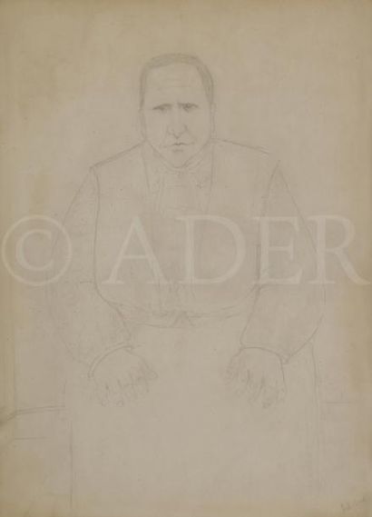 null Pierre JACOB, 
dit Pierre TAL-COAT (1905-1985)
Portrait de Gertrude Stein
Mine...