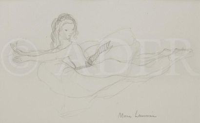 null Marie LAURENCIN (1885-1956)
Alice et la reine… 1930
Mine de plomb sur vélin.
Signé...