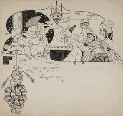 null Nicolas STERNBERG (1901-c. 1960)
Illustration
5 dessins à l’encre de Chine.
Signés.
Formats...