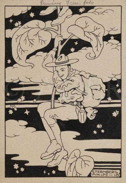 null Nicolas STERNBERG (1901-c. 1960)
Illustration
5 dessins à l’encre de Chine.
Signés.
Formats...