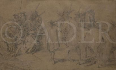 null Atelier de Adam François VAN DER MEULEN (1632-1690)
Le Siège de Tournai par...