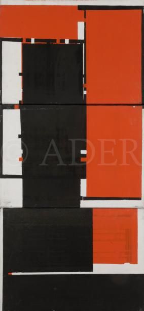 null Pierre DUCELLIER-WINDORF (1944-2007)
Composition - Triptyque
Acrylique sur toile....