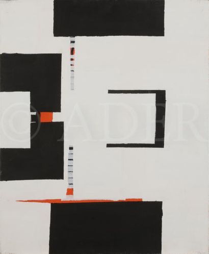 null Pierre DUCELLIER-WINDORF (1944-2007)
Composition
Acrylique sur toile. 
Signée...