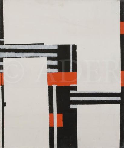 null Pierre DUCELLIER-WINDORF (1944-2007)
Composition
Acrylique sur toile. 
Signée...