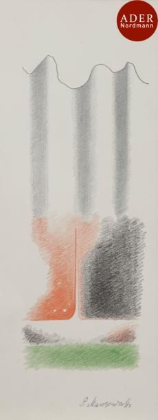 null Paul MANSOUROFF [russe] (1896-1983)
Composition
Crayons de couleur.
Signé en...