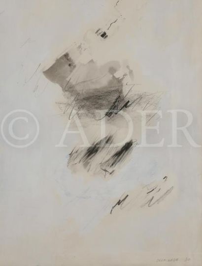 null Albert CHAMINADE (1923-2010)
Composition, 1990
Technique mixte sur papier.
Signée...