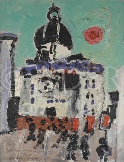 null Bernard DAMIANO (1926-2000)
Composition
Huile sur toile.
Signée en bas à gauche.
130...