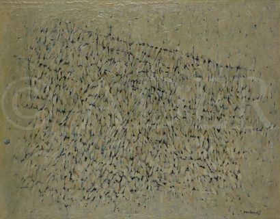 null Dikran DADERIAN (né en 1929) 
Composition, 1961
Huile sur toile.
Signée et datée...