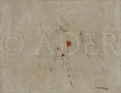 null Dikran DADERIAN (né en 1929) 
Composition, 1964
Huile sur toile.
Signée et datée...
