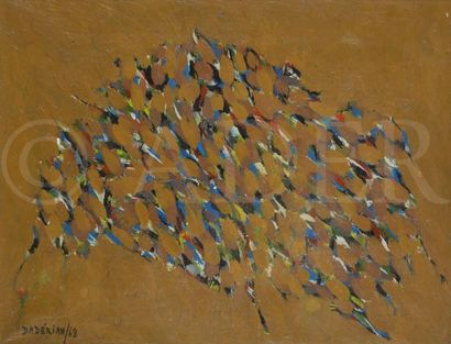 null Dikran DADERIAN (né en 1929) 
Composition, 1968
Huile sur toile.
Signée et datée...