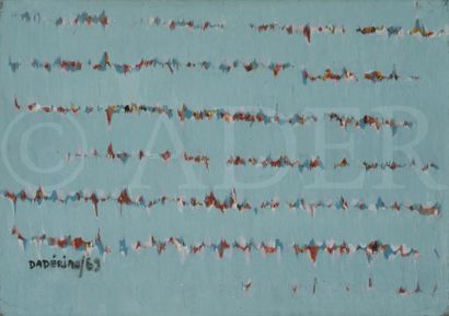 null Dikran DADERIAN (né en 1929) 
Composition, 1969
Huile sur toile.
Signée et datée...