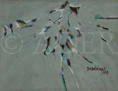 null Dikran DADERIAN (né en 1929) 
Composition, 1970
Huile sur panneau.
Signée et...