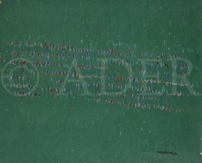 null Dikran DADERIAN (né en 1929) 
Composition, 1973
Huile sur toile.
Signée et datée...
