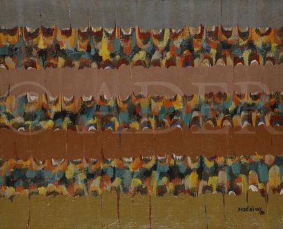 null Dikran DADERIAN (né en 1929) 
Composition, 1980
Huile sur toile.
Signée et datée...