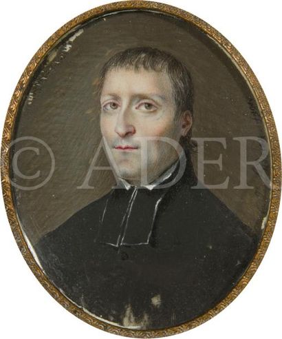 null ANDRIEU [Grégoire ?] (actif en 1827)
Portrait d’un ecclésiastique
Miniature...