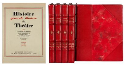 L. DUBECH. Histoire générale illustrée du théâtre. Avec la collaboration de Montbrial,...