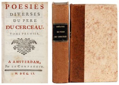 Père J.-A. DU CERCEAU. Poésies diverses, 1 volume - Théâtre pour servir de suite...