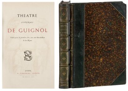 GUIGNOL. Théâtre lyonnais de Guignol. Publié pour la première fois, avec Introduction...