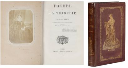 J. JANIN. Rachel et la Tragédie. Paris, Amyot, 1859. Relié en demi-chagrin violet,...