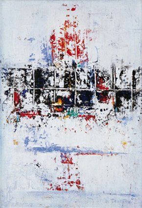 Henri TOUITOU (Né en 1946) Sans titre Acrylique sur toile. Signée et datée «06» en...