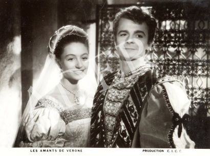 null Les amants de Vérone, 1949. De André Cayatte, avec Serge Reggiani et Anouk Aimée....