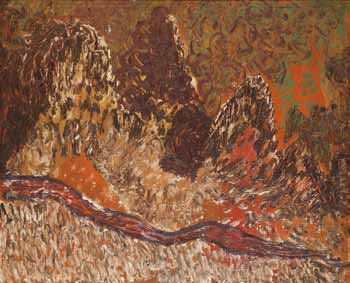 Emmanuel GONDOUIN (1883-1934) La forêt. Huile sur panneau. Porte au dos le timbre...
