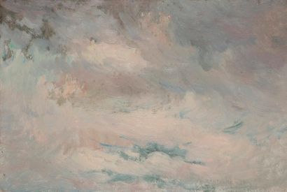 null Michel KOROCHANSKY (1866-1925)
Mer en furie sous un ciel d'orage
Huile sur carton...