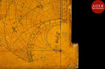 null Deux astrolabes-quadrants, Turquie, XIXe siècle
En bois peint en rouge et noir...