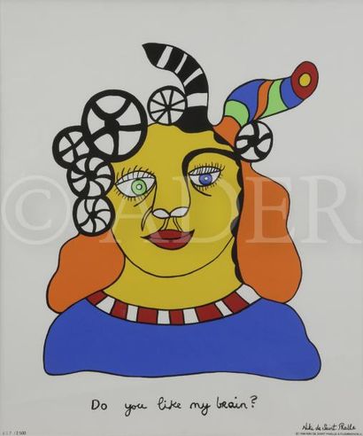 null Niki de SAINT-PHALLE (1930-2002)
Do you like my brain?, 1999
Lithographie.
Signée,...