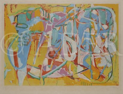 null André LANSKOY [russe] (1902-1976)
Composition abstraite
Lithographie.
Signée...