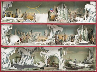 null CBG 
L’Expédition au Pôle 
Grand coffret diorama à quatre étages avec véhicules,...