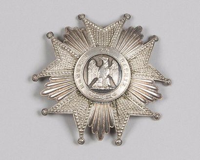 null FRANCE
ORDRE DE LA LÉGION D’HONNEUR, institué en 1802.
Plaque de Grand-Croix...